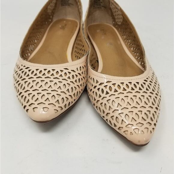 JustFab Pink Flats Loafers Slipons Comfortable Slip on Women's Gifts Size 7.5 - Picture 4 of 9